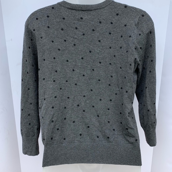 Cable & Gauge Button Up Polka Dot Cardigan - Picture 2 of 5